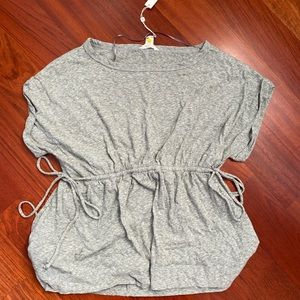 Grey Cinched Shirt